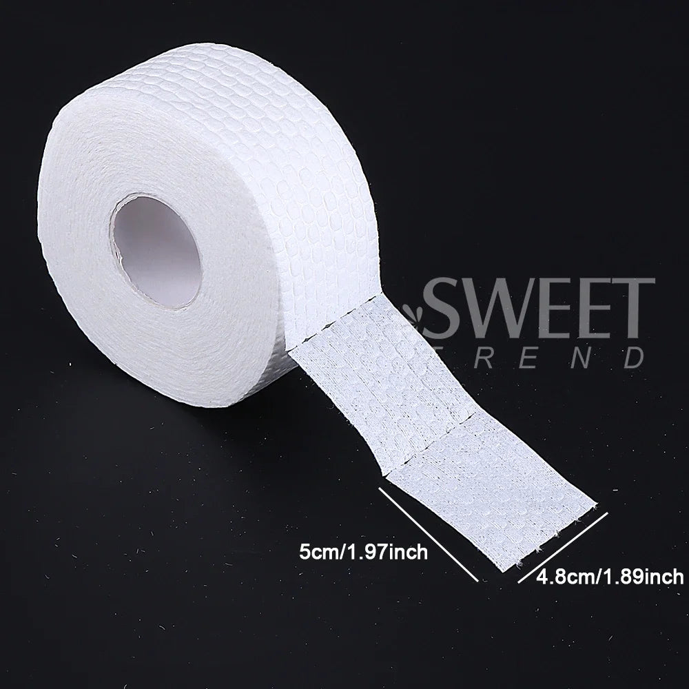 500/1000pcs Nail Wipe Cotton Pads Nail Manicure Polish Remover Cleaner Paper Soak Nail Cleaning Manicure Tool Small Roll Wipe