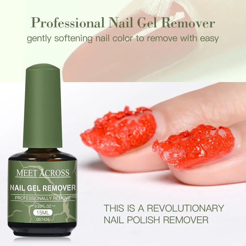 1/3pcs Magic Fast Nail Gel Polish Remover Set Burst Nail Gel Quickly Removes Soak-Off Nail Remover Varnish for Manicure Pedicure
