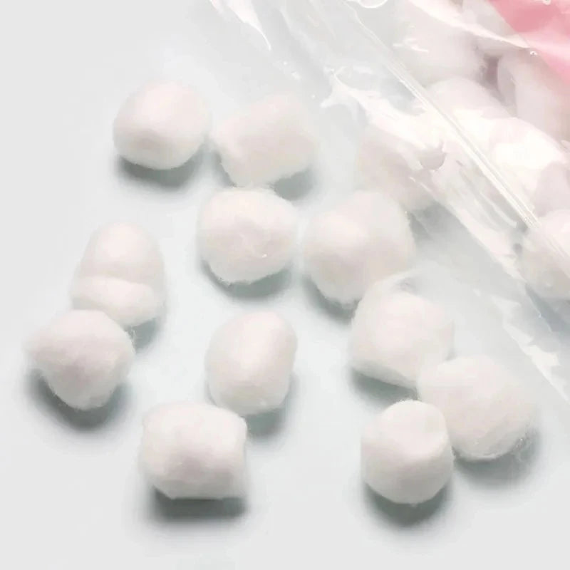 100PCS Nail Art Cotton Balls Nail Polish Remover Cleaning Tool UV Gel Nail Tips Cleaner Manicure Accessories
